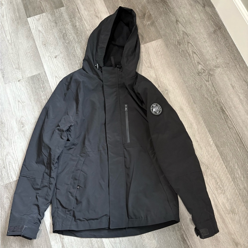 Aeropostale Men's Black Performance Jacket
